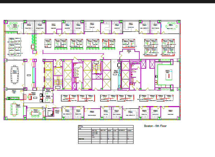 viewSPACE CAD floor plan screen